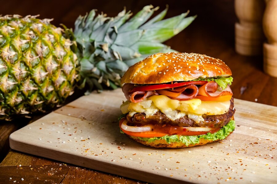 Hamburguesa Hawaiana