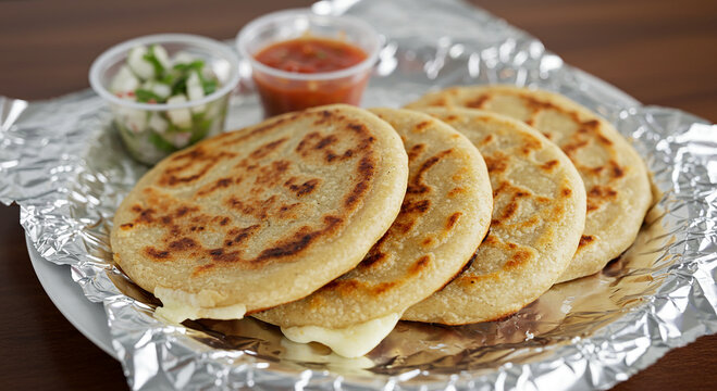 Pupusa de Frijol con Queso